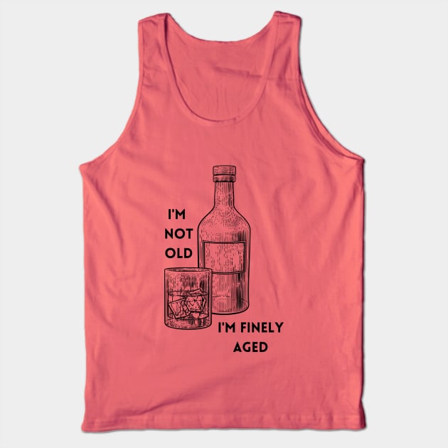 Finely Aged Bourbon Tank Top by Mrs. Honey's Hive
